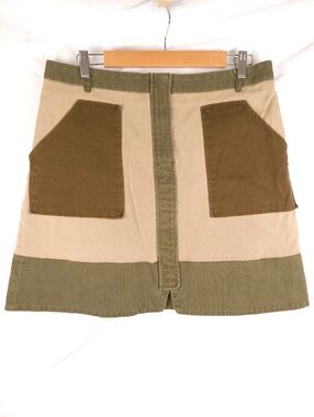 Anthropologie Holding Horses Utility Mini Skirt 14